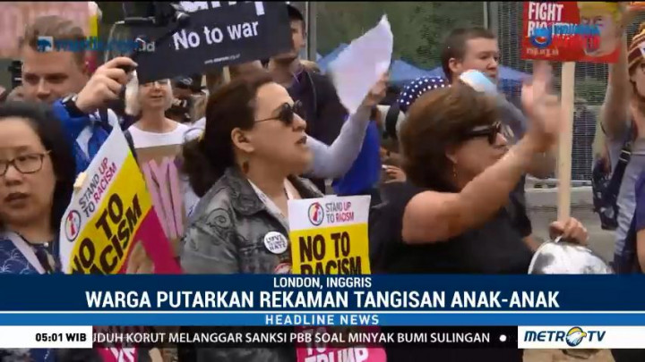 Warga London Tolak Kedatangan Trump