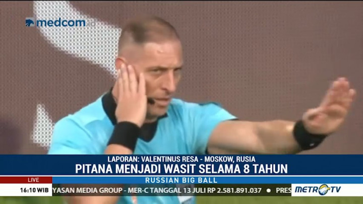 Nestor Pitana Pimpin Laga Final Piala Dunia 2018