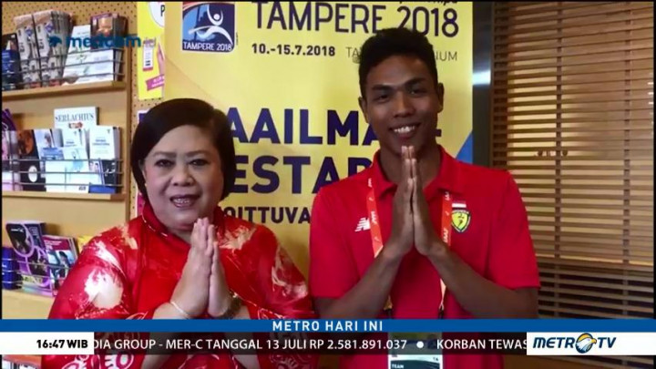 Ucapan Terima Kasih dari Zohri untuk Rakyat Indonesia