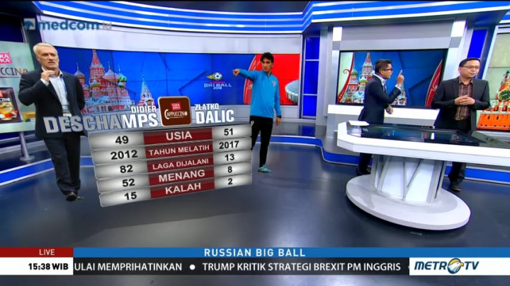 Preview Final Piala Dunia: Adu Taktik Deschamp vs Dalic