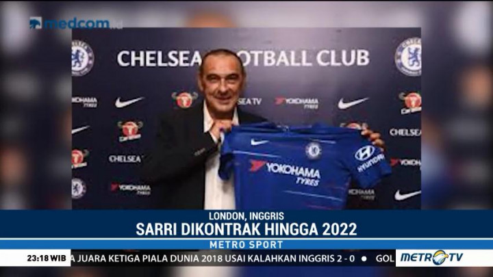 Maurizio Sarri Resmi Latih Chelsea