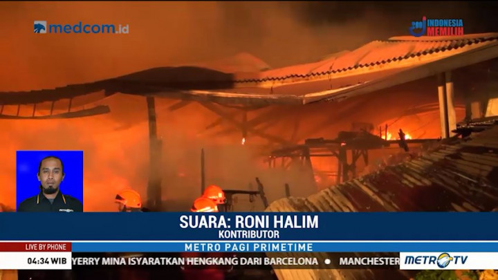 Kebakaran Pasar Induk Gedebage Diduga Akibat Korsleting Listrik