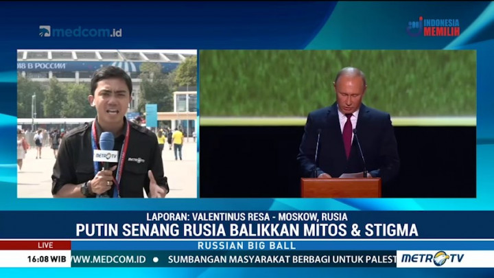Putin Senang Rusia Sukses Gelar Piala Dunia