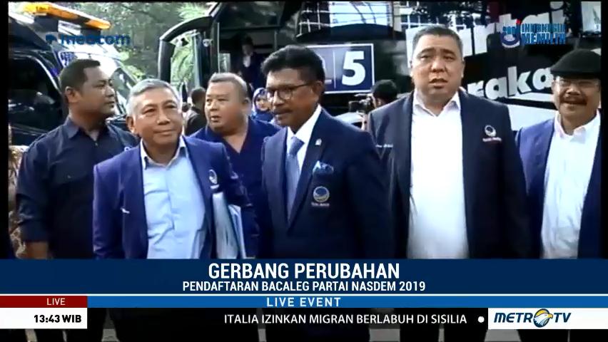 Fungsionaris dan Bacaleg NasDem Tiba di KPU RI