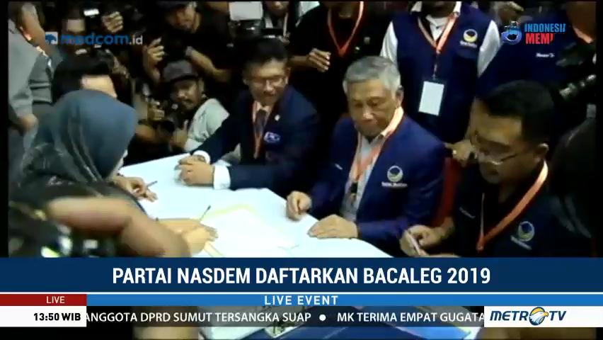 NasDem Serahkan Berkas Pendaftaran Bacaleg ke KPU RI