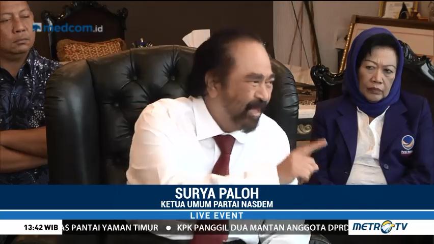 Surya Paloh: Masih Ada yang Menertawakan Politik Tanpa Mahar