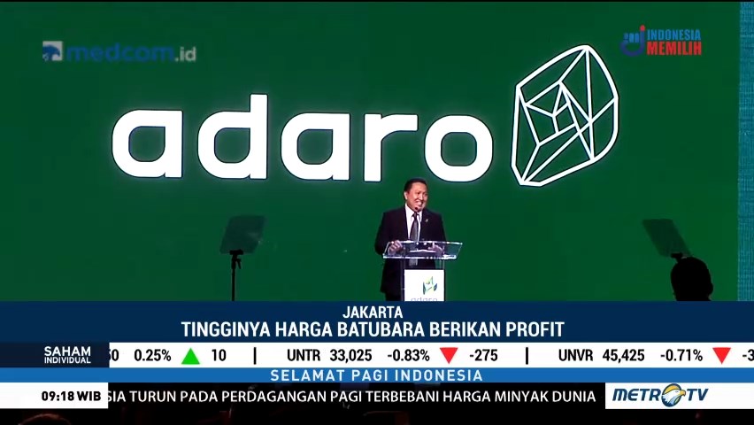 Garibaldi Thohir : Tingginya Harga Batubara Berikan Profit