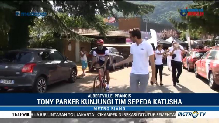 Tony Parker Ikut Bersepeda dengan Tim Katusha