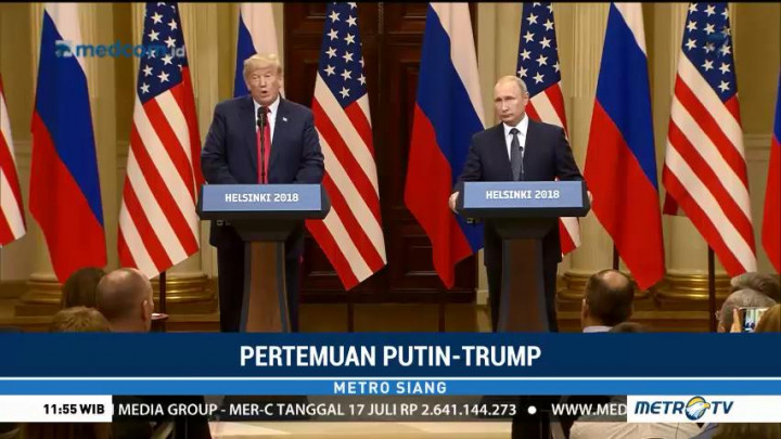 Bertemu Putin, Trump Dinilai Tak Membela Kebijakan Luar Negeri AS