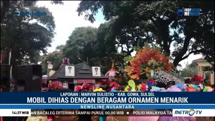 Mobil Unik Ramaikan Karnaval Beautiful Malino 2018