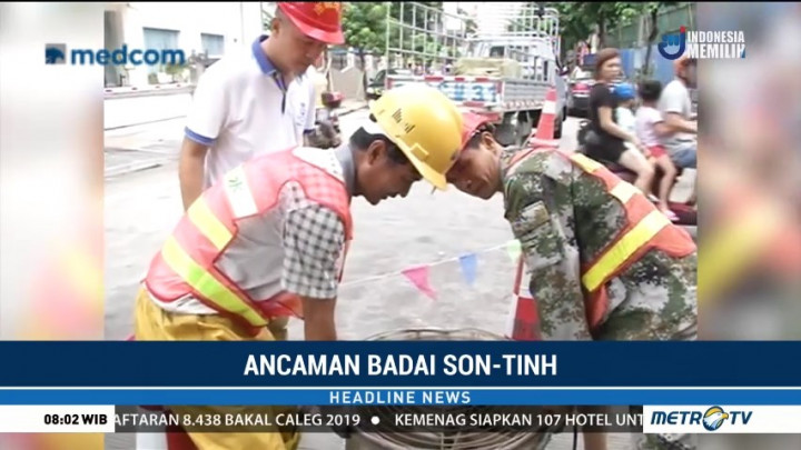 Ancaman Badai Tropis Son-Tinh