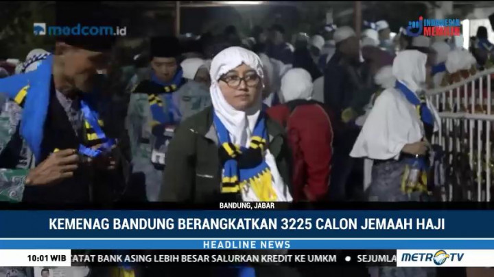 Kemenag Bandung Berangkatkan 3.225 Calon Haji