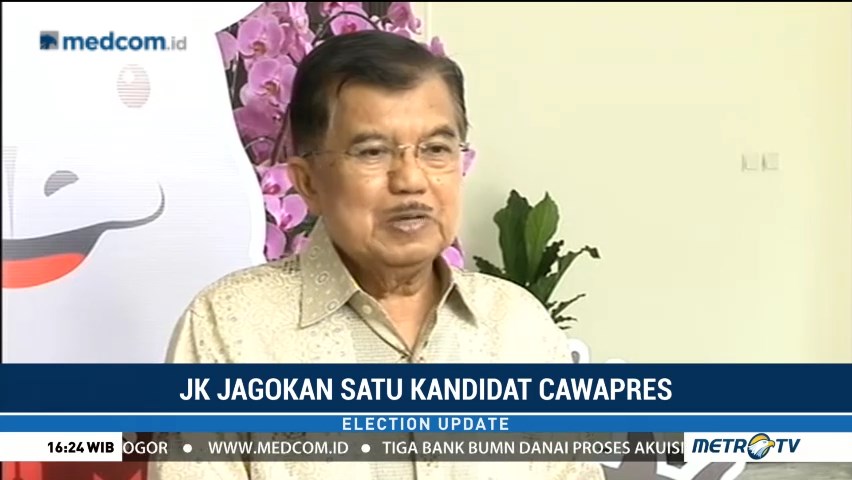JK Jagokan Satu Kandidat Cawapres Jokowi