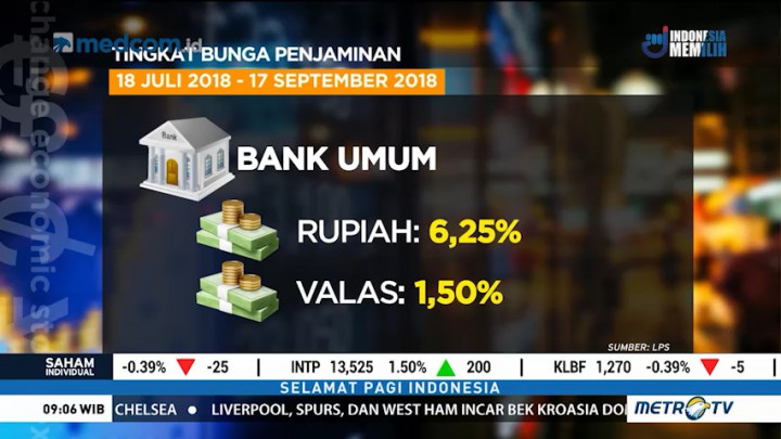 LPS Naikkan Suku Bunga Penjaminan