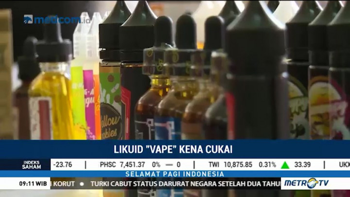Likuid Vape Kena Cukai Mulai 1 Oktober