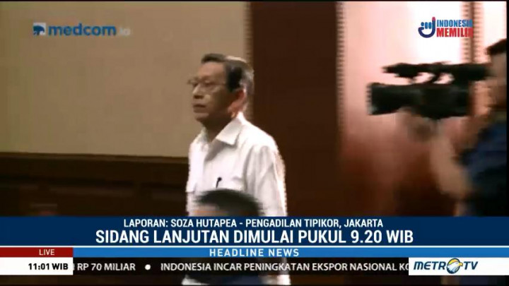 Boediono dan Todung Mulya Lubis Bersaksi di Sidang BLBI