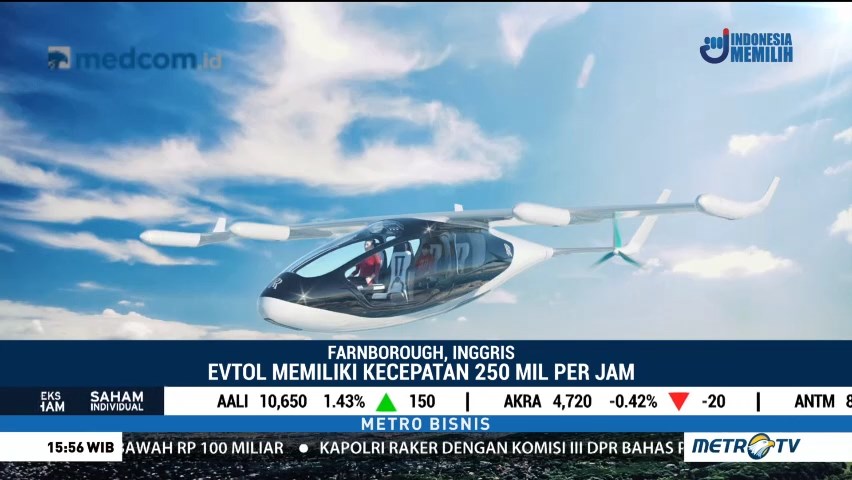 Konsep Taksi Terbang dari Inggris