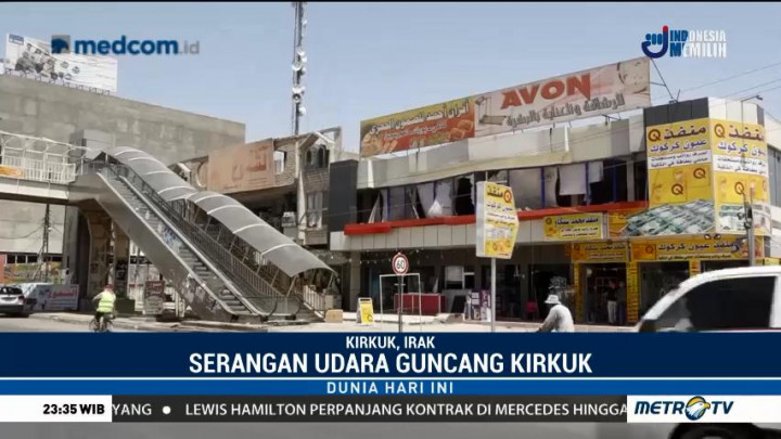 Serangan Udara Hantam Wilayah Kirkuk