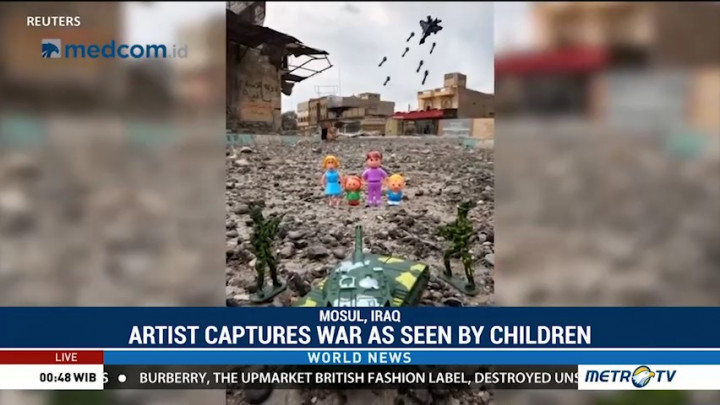 Artist Captures War As Seen by Children
