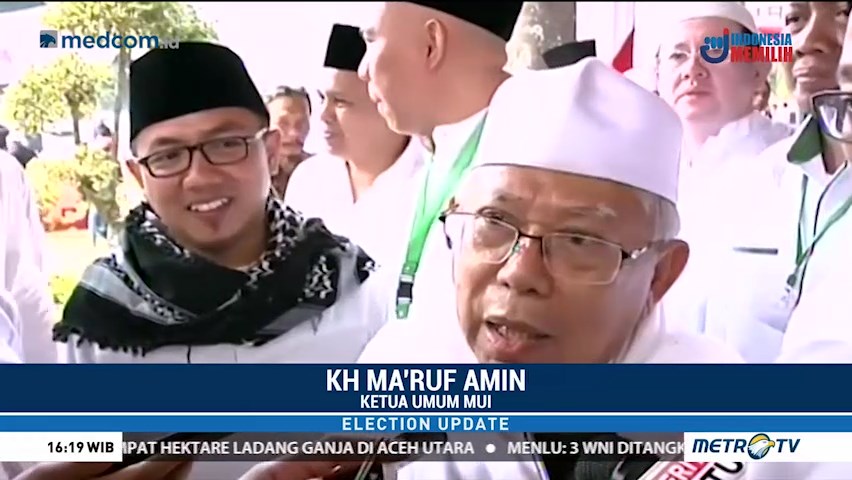 Ma'ruf Amin Siap Jadi Cawapres Jokowi