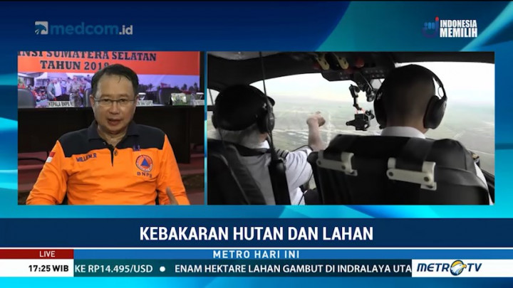 Kepala BNPB: Semua Kebakaran Lahan di Sumsel Telah Dipadamkan