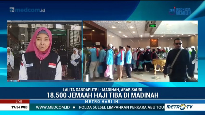 18 Ribu Calon Haji Indonesia Telah Tiba di Madinah