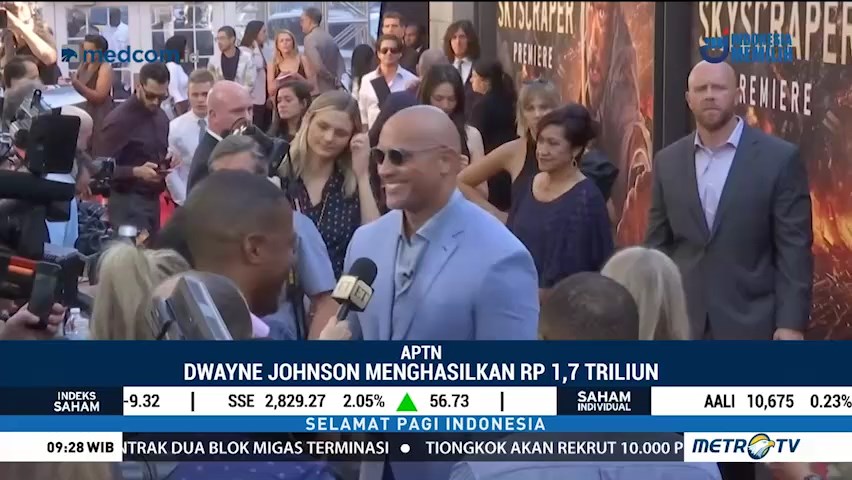 The Rock Aktor dengan Bayaran Tertinggi Versi Forbes