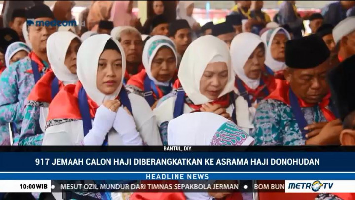 917 Calhaj di Bantul Diberangkatkan ke Tanah Suci