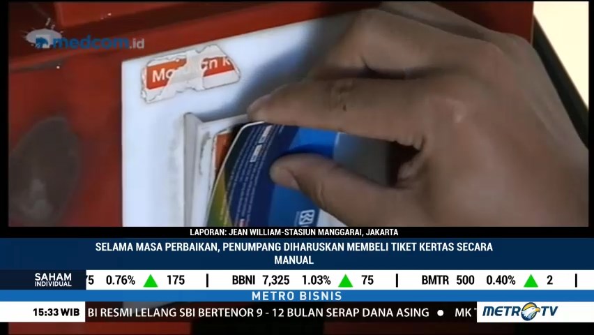 Sistem e-Ticketing KRL Kembali Normal
