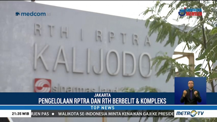 RPTRA dan RTH Kalijodo tak Terurus