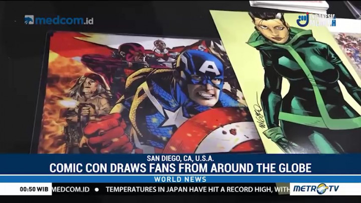 Comic Con Draws Fan From Around The Globe
