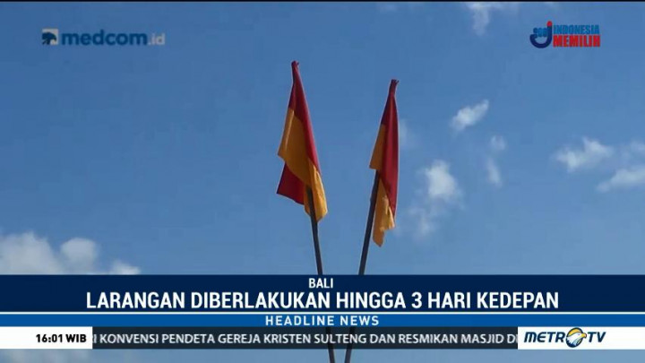 Pantai Kuta Ditutup untuk Wisatawan