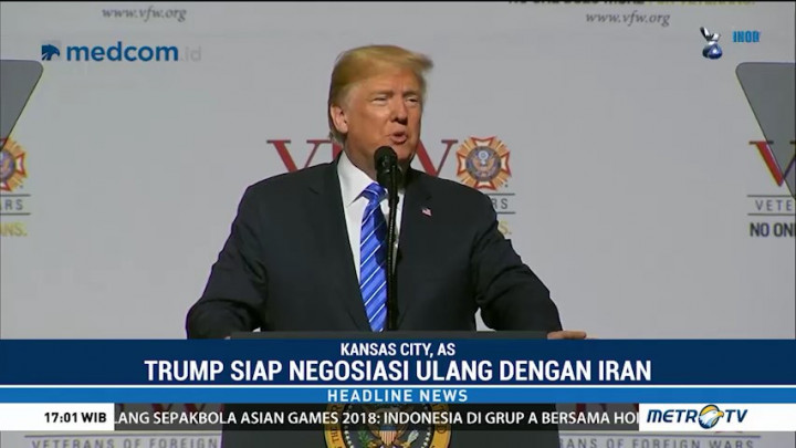 Trump Buka Peluang Negosiasi Ulang dengan Iran