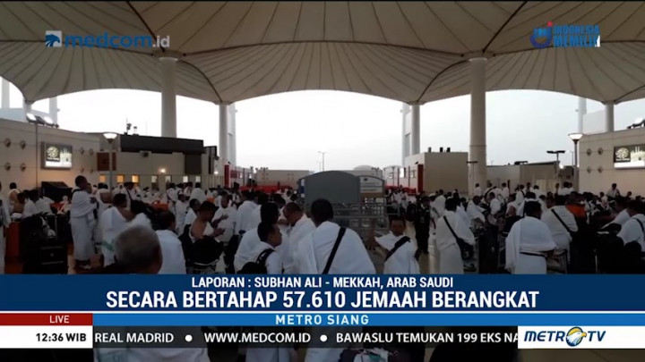 18 Kloter Haji Indonesia akan Tiba di Mekkah Hari Ini