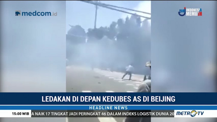 Ledakan Terjadi di Depan Kedubes AS