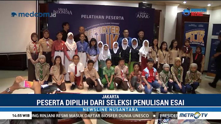 Media Indonesia Gelar Pelatihan Reporter Cilik