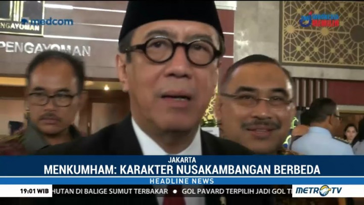 Yasonna Tolak Pindahkan Napi Sukamiskin ke Nusakambangan