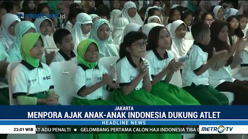 Siswa SD Tulis Surat Dukungan untuk Atlet Asian Games 2018