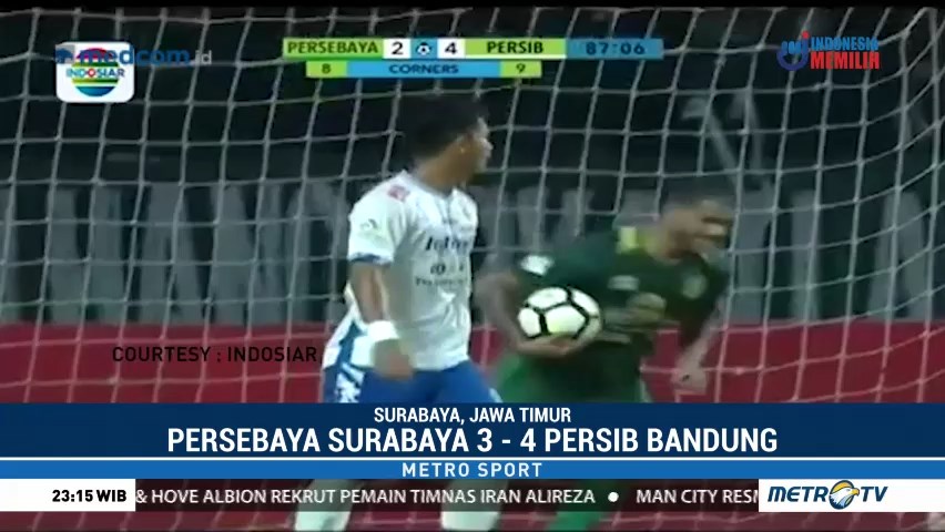 Tundukkan Persebaya, Persib Juara Paruh Musim Liga 1 2018