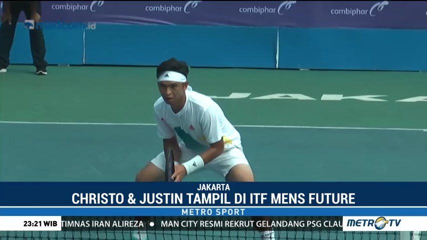 Christo/Justin Diandalkan di ITF Men's Future 2018