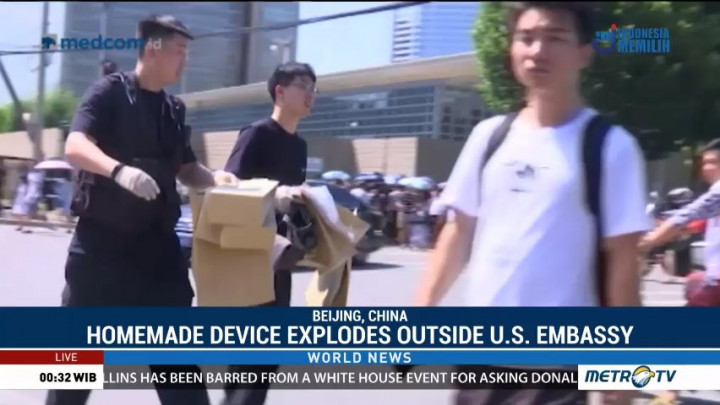 Homemade Bomb Explodes Outside US Embassy in Beijing