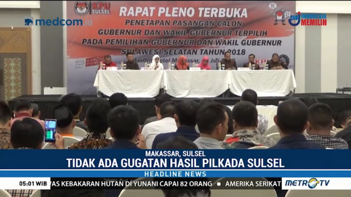 Nurdin-Andi Sudirman Ditetapkan sebagai Gubernur & Wagub Sulsel Terpilih