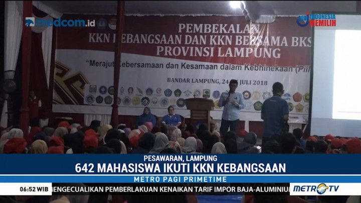 642 Mahasiswa se-Indonesia Ikuti KKN Kebangsaan