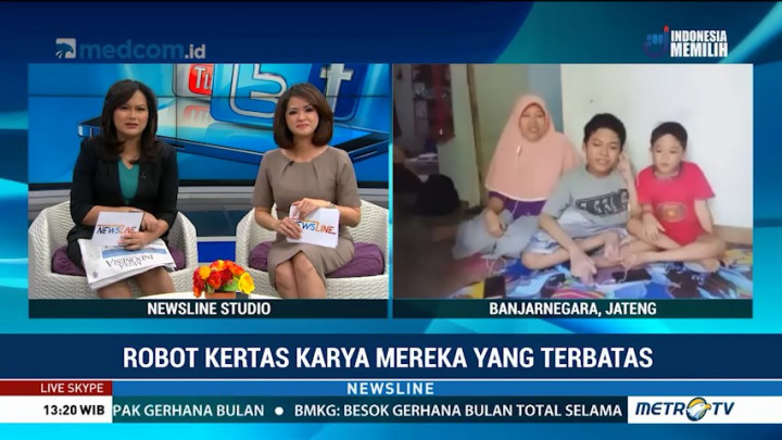 Sepenggal Asa Rianto dan Rendi Lewat Origami