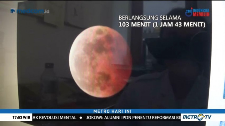 Gerhana Bulan Terlama Abad Ini Terjadi pada 28 Juli