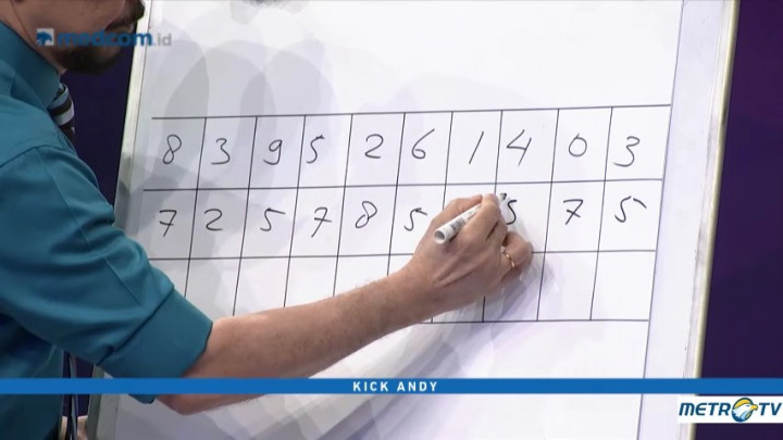 Dominic Brian Tunjukkan Kemampuan Mengingat Angka dengan Cepat