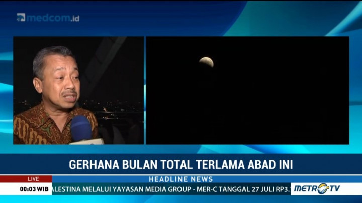 BMKG Pantau Gerhana Bulan Total di 24 Titik