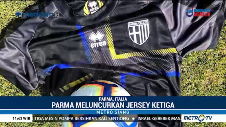 Parma Luncurkan Jersey Terbaru