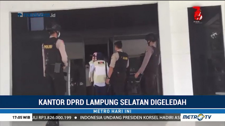 KPK Geledah Kantor DPRD Lampung Selatan