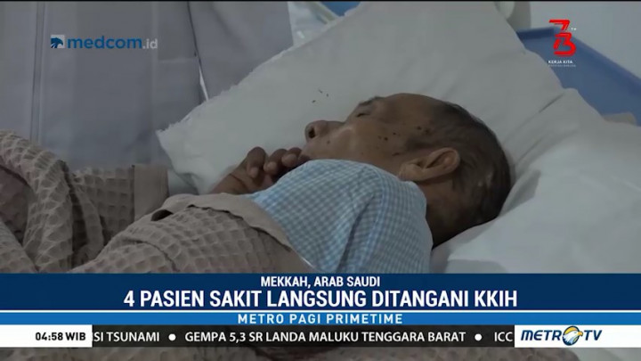 Empat Calon Haji dari Madinah Dirawat di KKHI Mekkah